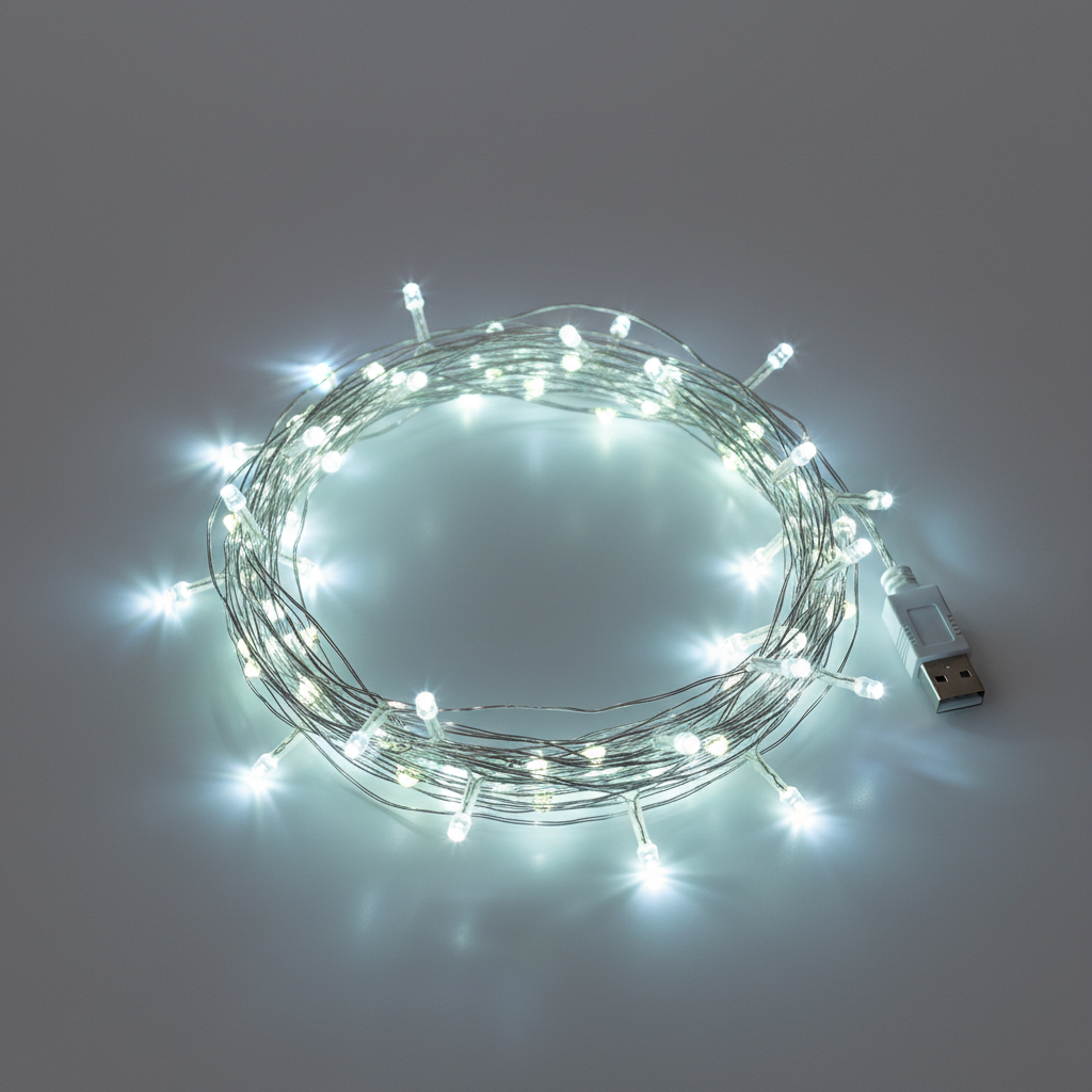 100 Led Fairy Lights Usb-cool White