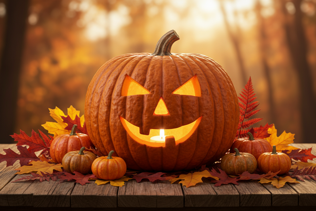 Light Up Fall Pumpkin Decoration