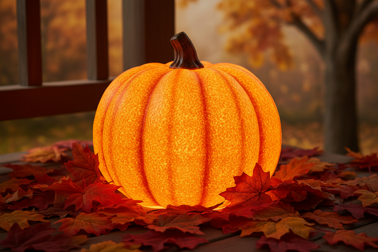 Light Up Fall Pumpkin Decoration