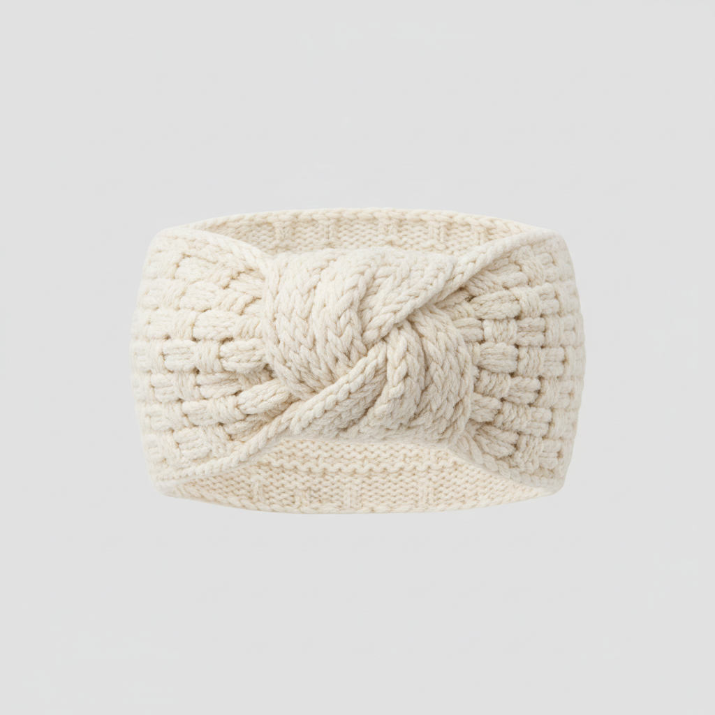 Off White Alison Knotted Knit Headband