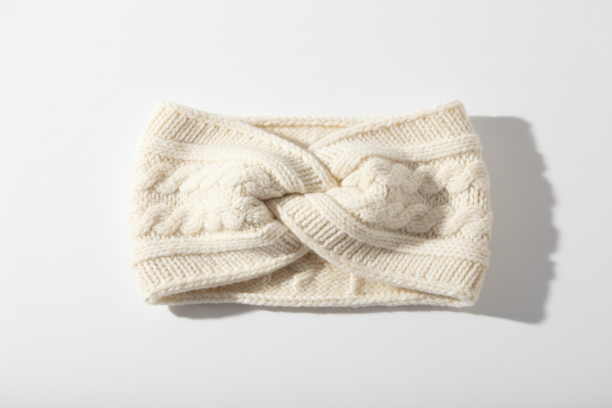 Off White Maryanne Knitted Headband
